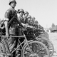 Illustration for article titled Great Moments In Bicycle-Powered Warfare